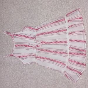 Crazy 8 Toddler Girl Stripe Summer Sleeveless Dress Size 3T 100% Cotton